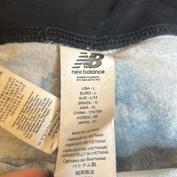 New Balance Multicolored Mesh Leggings - Picture 12 of 13